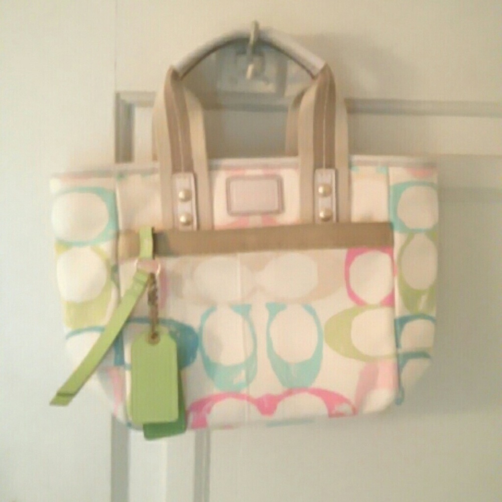 Pastel Signature Coach bag